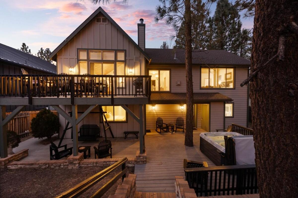 New Serenity Lodge Base Of Snow Summit Hot Tub บิ๊กแบร์เลค ภายนอก รูปภาพ
